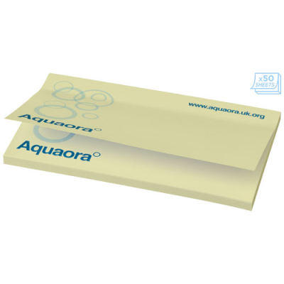 STICKY-MATE® STICKY NOTES 127X75MM in Light Yellow