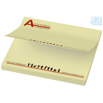 STICKY-MATE® STICKY NOTES 75X75MM in Light Yellow