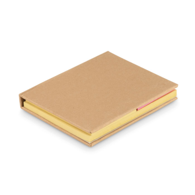 STICKY NOTE MEMO PAD RECYCLED in Brown