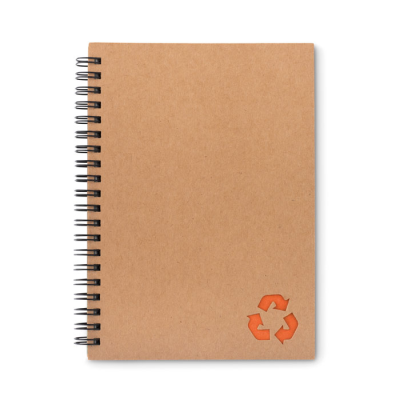 STONE PAPER NOTE BOOK 70 LINED in Orange
