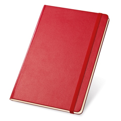TWAIN A5 NOTE BOOK with Lined x Sheet in Ivory Colour in Red