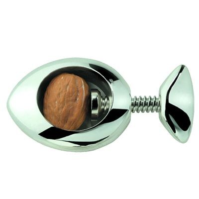 JUMBO METAL NUT CRACKERS in Silver