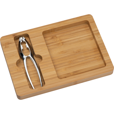 NUTCRAKER with Bamboo Bowl in Beige