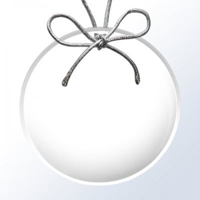 ACRYLIC CIRCLE HANGING ORNAMENT