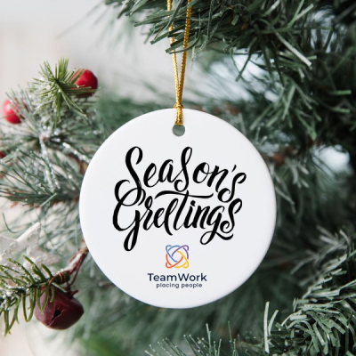 CERAMIC POTTERY ORNAMENT in White