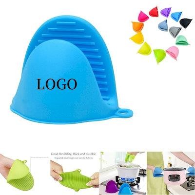 SILICONE HEAT RESISTANT HAND CLIP MITT GLOVES