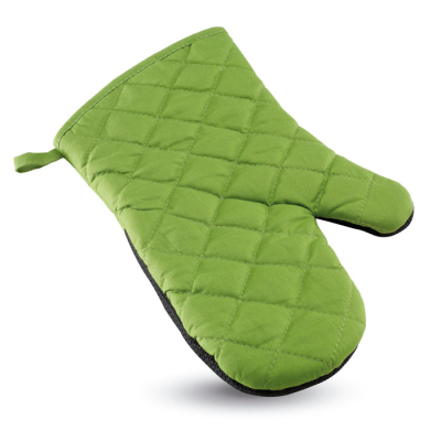 COTTON OVEN GLOVES in Green