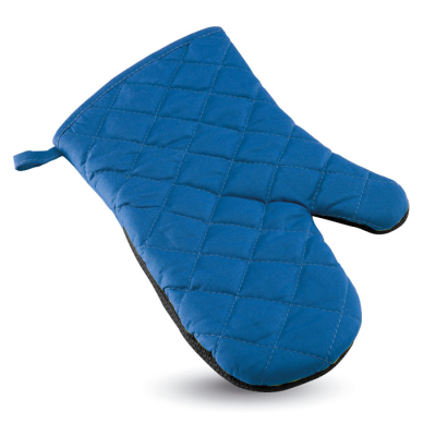 COTTON OVEN GLOVES in Royal Blue