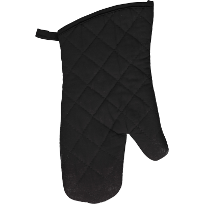 COTTON OVEN MITTEN in Black