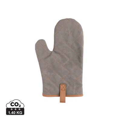 DELUXE CANVAS OVEN MITT in Grey
