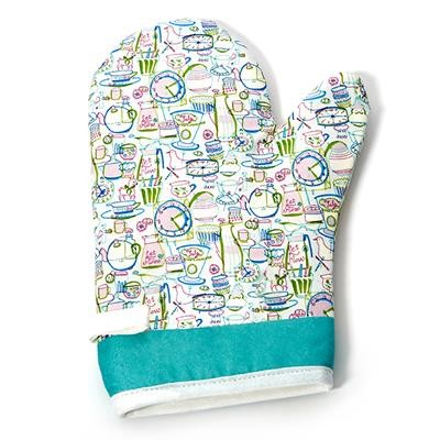 PRINTED ORGANIC SINGLE OVEN MITT
