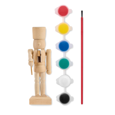 NUT CRACKERS PAINTING SET in Brown