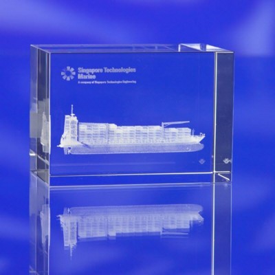 BEVELLED RECTANGULAR GLASS BLOCK