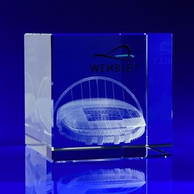 CRYSTAL GLASS CUBE BLOCK AVAILABLE in 4 Sizes: 50mm