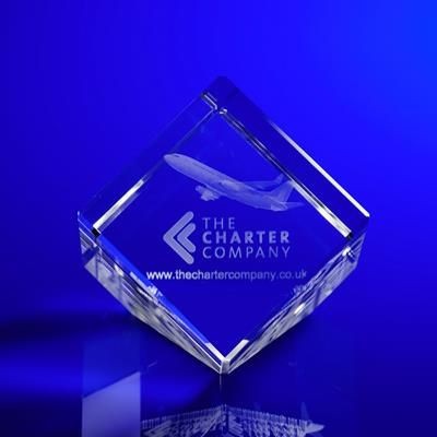 GLASS CRYSTAL PAPERWEIGHT