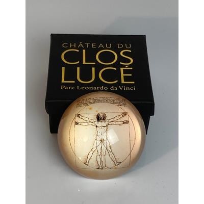 GLASS DOME PAPERWEIGHT - PROMOTIONAL CORPORATE GIFT