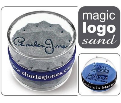 MAGIC LOGO SAND PAPERWEIGHT