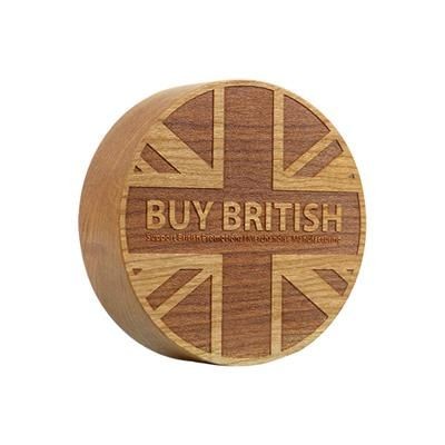 REAL WOOD PAPERWEIGHT ENGRAVED