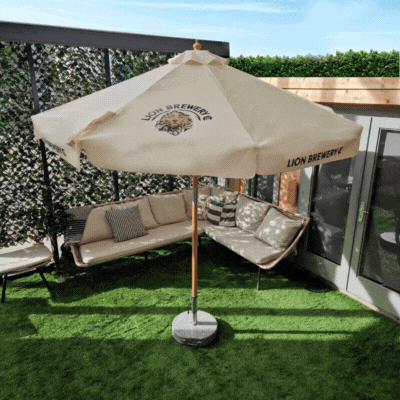 2,5M ROUND PREMIUM SUSTAINABLE BEECH WOOD PARASOL