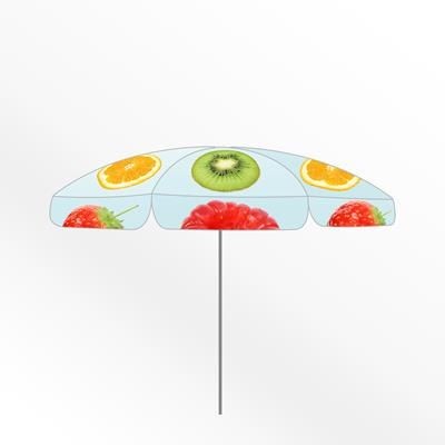 LARGE ROUND CUSTOM PARASOL