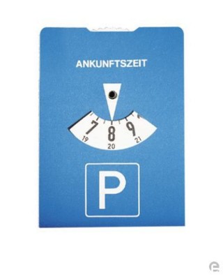 PARKING DISK BOARD in Blue