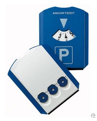 PARKING ROUND DISC & ICE SCRAPER in Blue