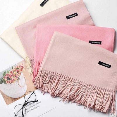 LADIES LARGE SOFT CASHMERE FEEL PASHMINA SHAWLS SCARF