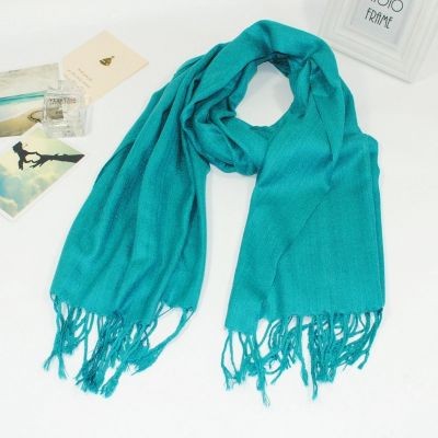 SOLID COLOR PASHMINA SCARF FOR LADIES