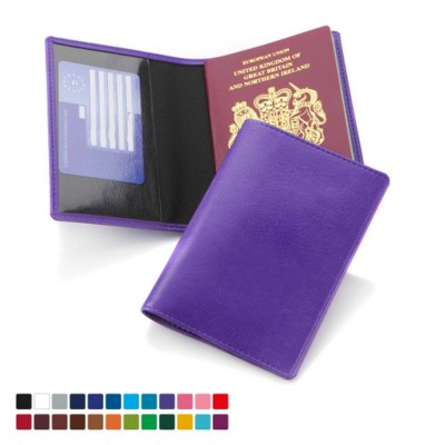 PASSPORT WALLET with Two Clear Transparent Pockets