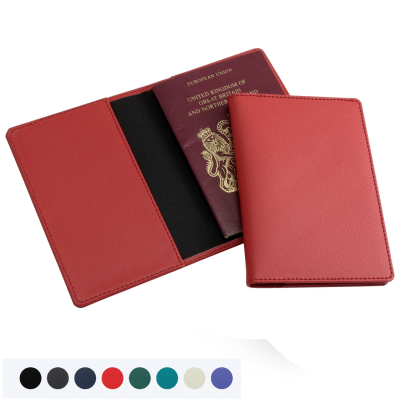 RECYCLED ELEATHER PASSPORT WALLET