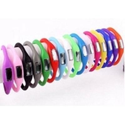 SILICONE BRACELET PEDOMETER