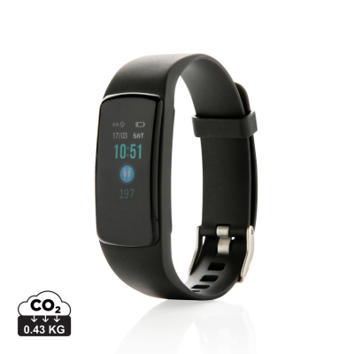 STAY FIT with HEART RATE MONITOR in Black
