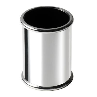 TORRE METAL PEN POT in Silver
