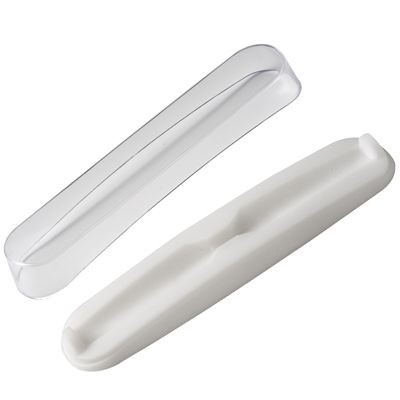 CLEAR TRANSPARENT PLASTIC PEN PRESENTATION BOX in Black