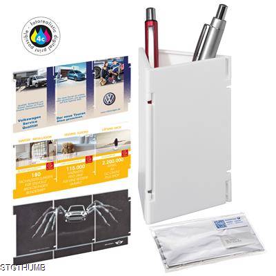 FOLDING PEN HOLDER in White 