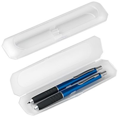 PLASTIC PEN PRESENTATION BOX FOR 2 PEN