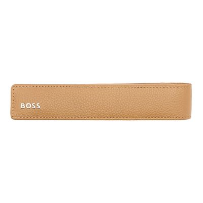SINGLE PEN POUCH CLASSIC GRAINED CAMEL