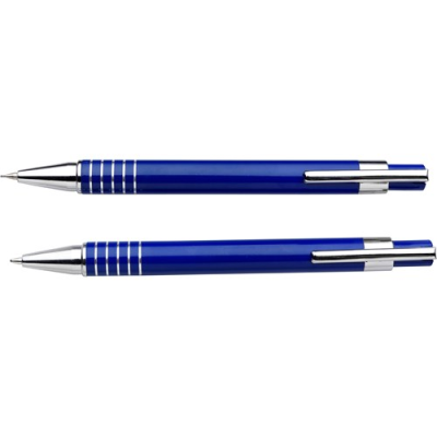 BALL PEN AND PENCIL in Cobalt Blue