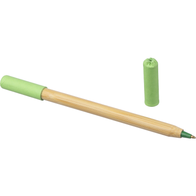 BAMBOO ENDLESS PENCIL AND BALL PEN in Pale Green
