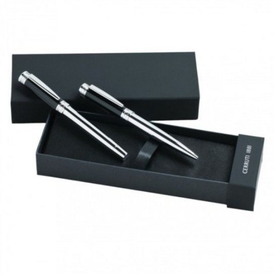 CERRUTI 1881 ZOOM PEN SET in Black
