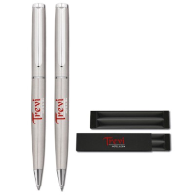INOVO DESIGN SAVOY BALL PEN & MECHANICAL PROPELLING PENCIL SET