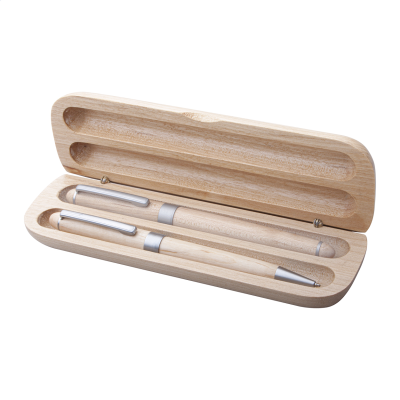 WOOD PEN SET in Natural