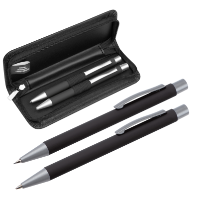 WRITING SET UPPSALA in Black 