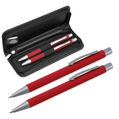 WRITING SET UPPSALA in Red 