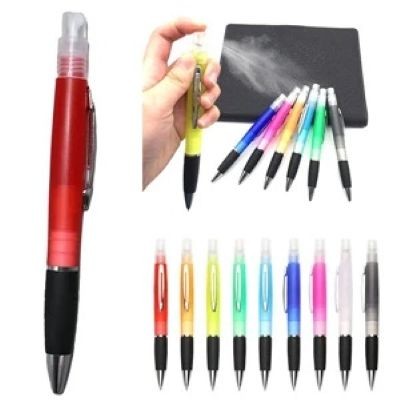 3ML REFILLABLE PERFUME ALCOHOL SPRAY BOTTLE BALL PEN - PROMOTIONAL CORPORATE GIFT