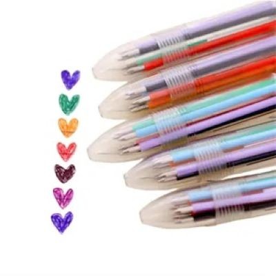 6 COLOR RETRACTABLE BALL PEN - PROMOTIONAL CORPORATE GIFT