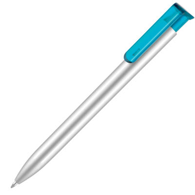 ABSOLUTE ARGENT BALL PEN - SILVER - AQUA