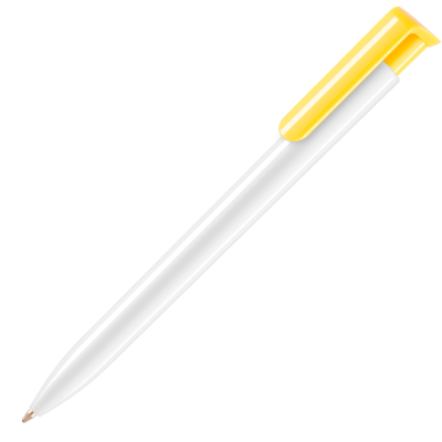 ABSOLUTE EXTRA BALL PEN - WHITE - YELLOW