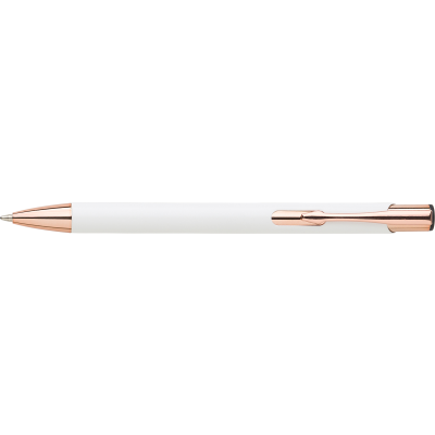 ALUMINIUM METAL BALL PEN in White