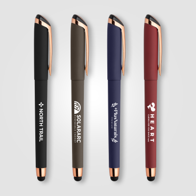 ARIA GEL SOFTY ROSE GOLD & STYLUS